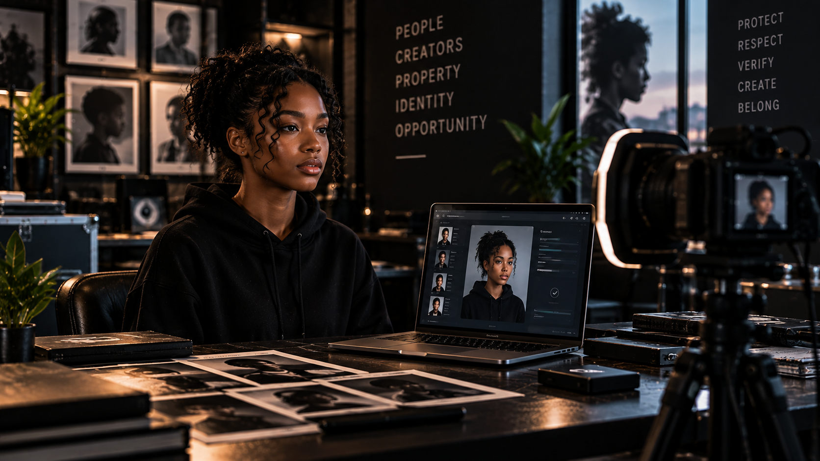 Creator identity and verification workflow